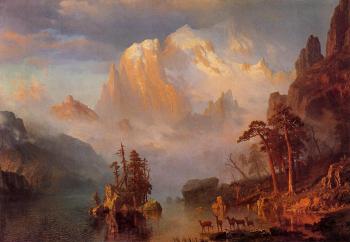 Albert Bierstadt : Rocky Mountains